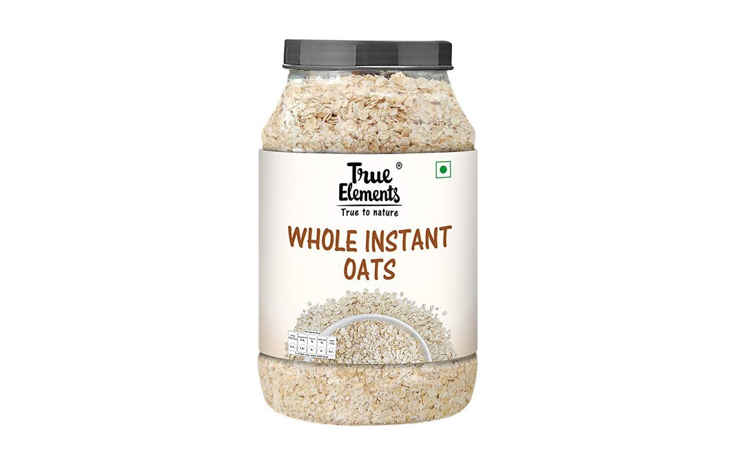 True Elements Whole Instant Oats    Plastic Jar  1.2 kilogram
